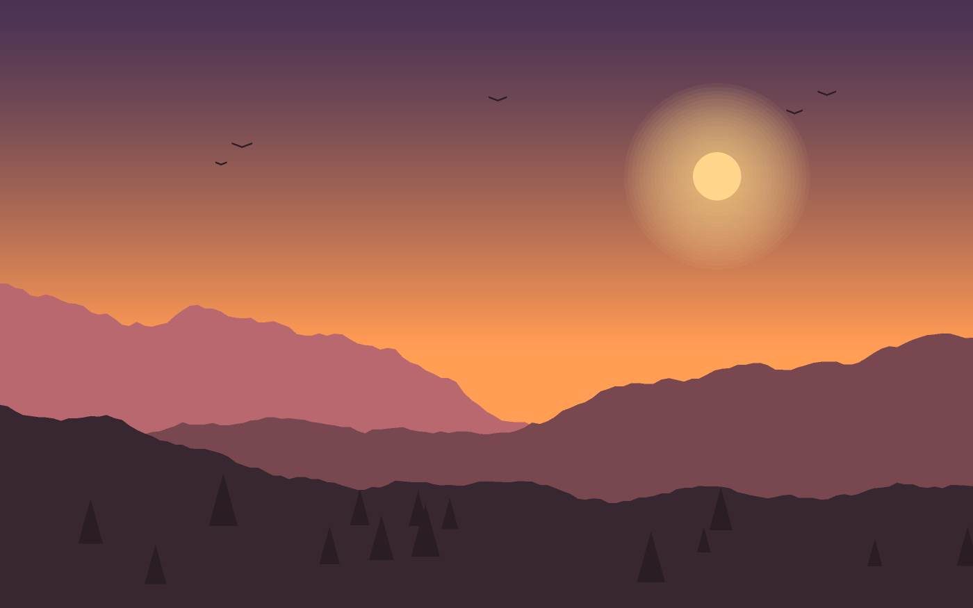 Landschaftsillustration