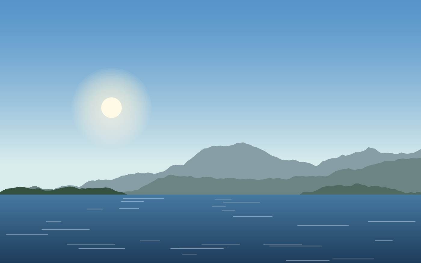 Landschaftsillustration