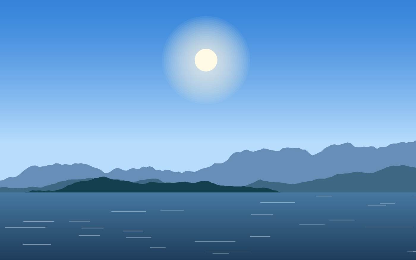 Landschapsillustratie