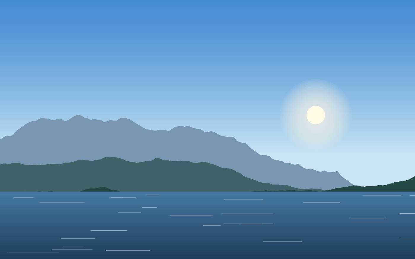 Landschapsillustratie