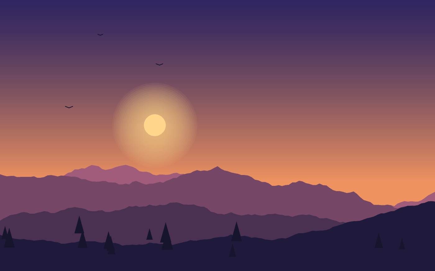Landschaftsillustration