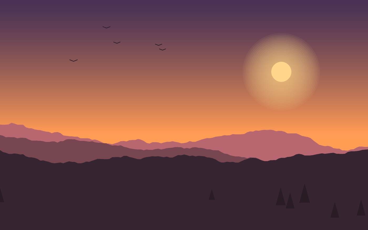 Landskabsillustration