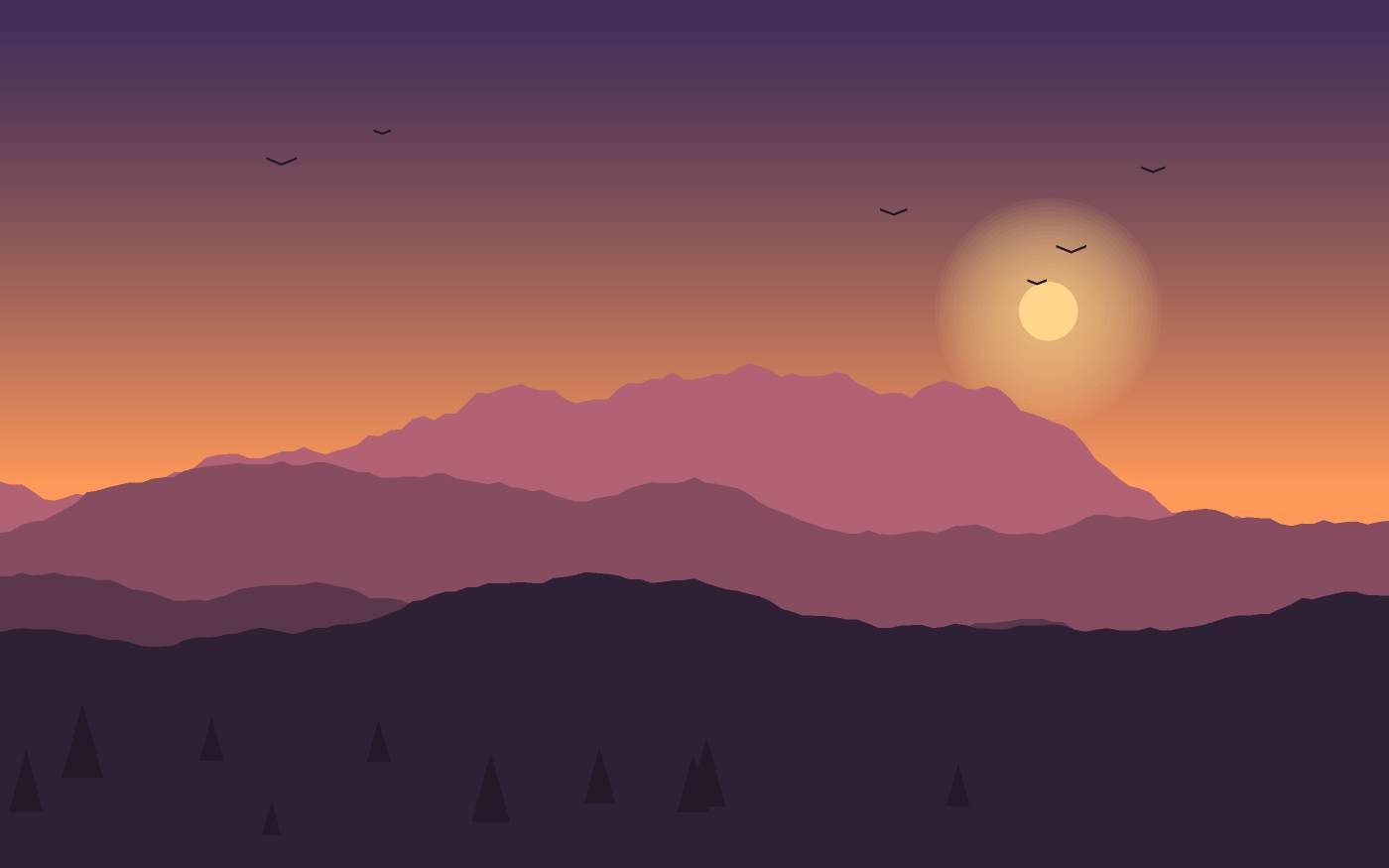 Ilustracja krajobrazu