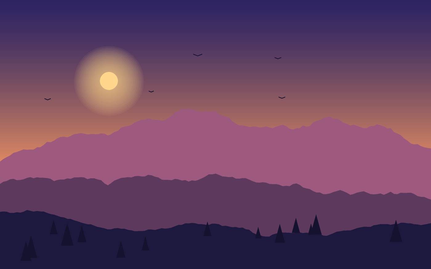 Ilustracja krajobrazu